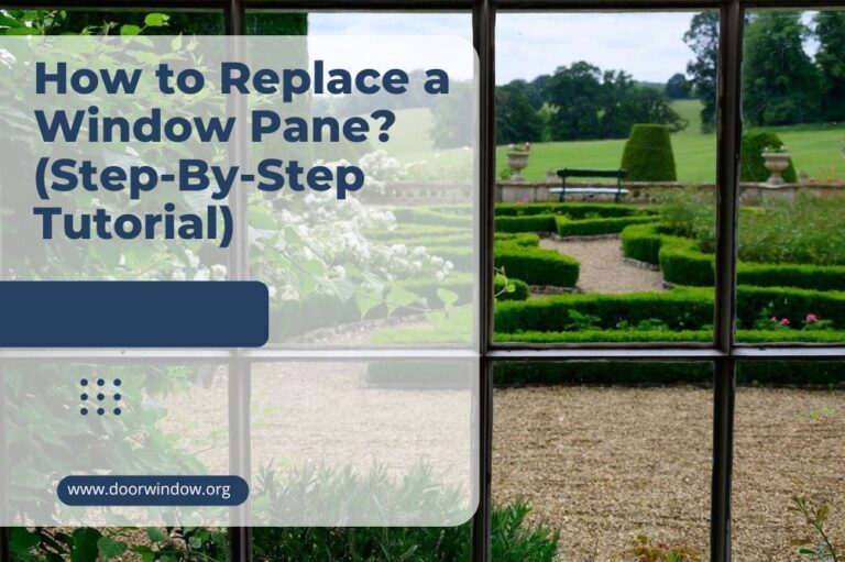How to Replace a Window Pane? (Step-By-Step Tutorial)