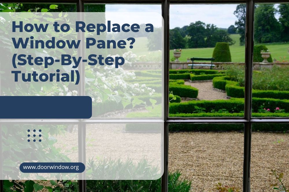 How to Replace a Window Pane