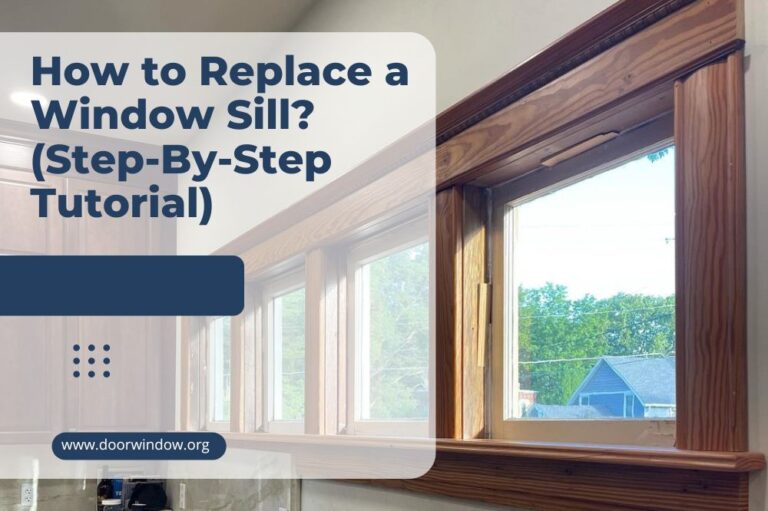 How to Replace a Window Sill? (Step-By-Step Tutorial)