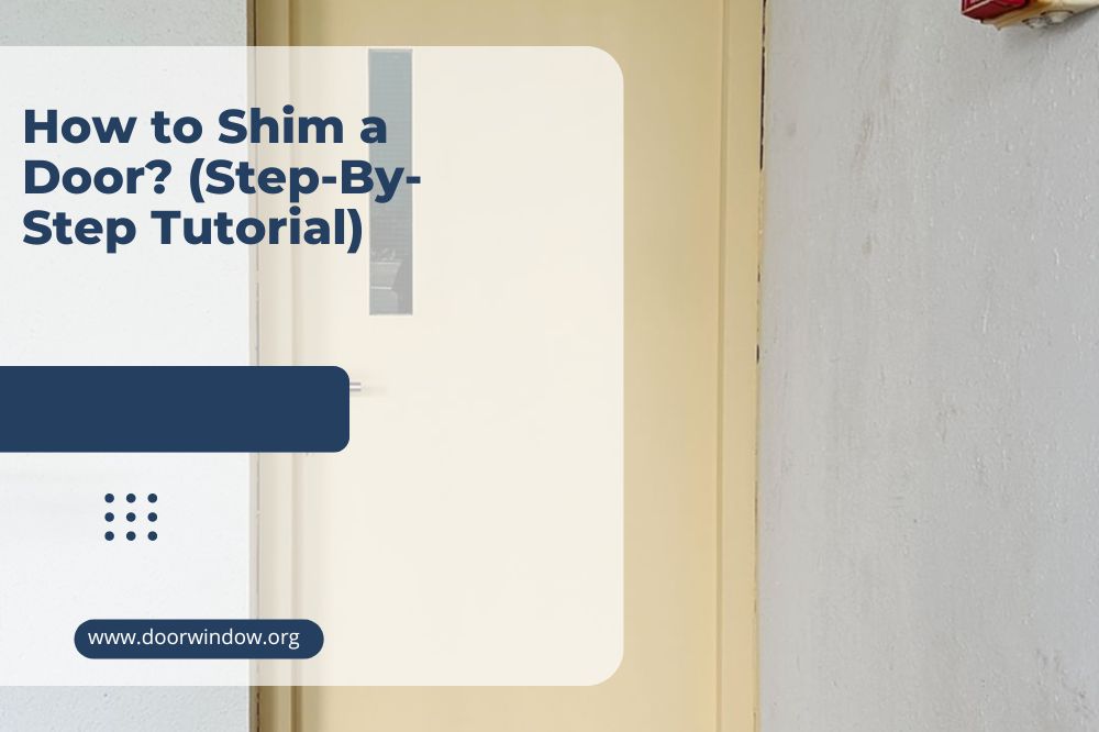 How to Shim a Door (Step-By-Step Tutorial)
