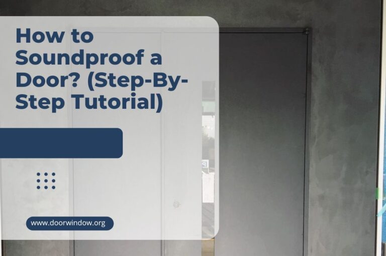 How to Soundproof a Door? (Step-By-Step Tutorial)
