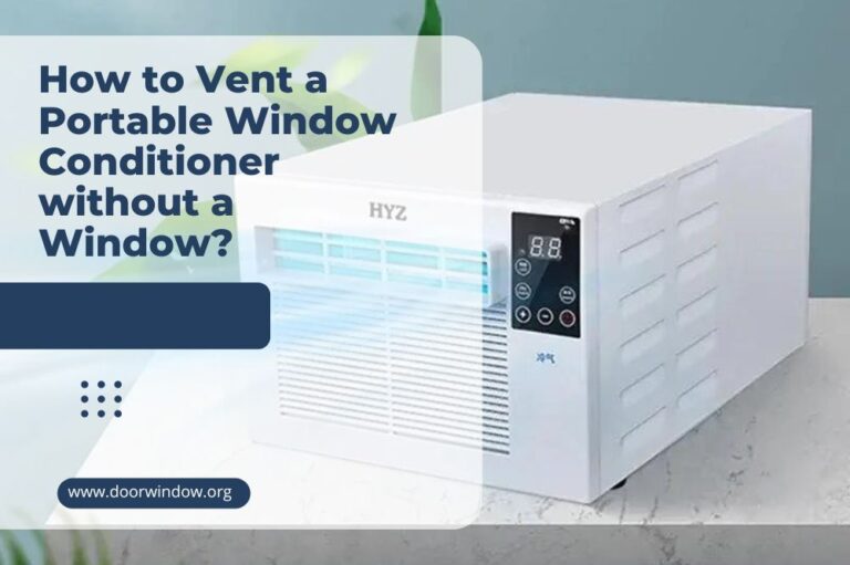 How to Vent a Portable Window Conditioner without a Window?