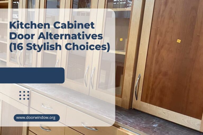 Kitchen Cabinet Door Alternatives (16 Stylish Choices)