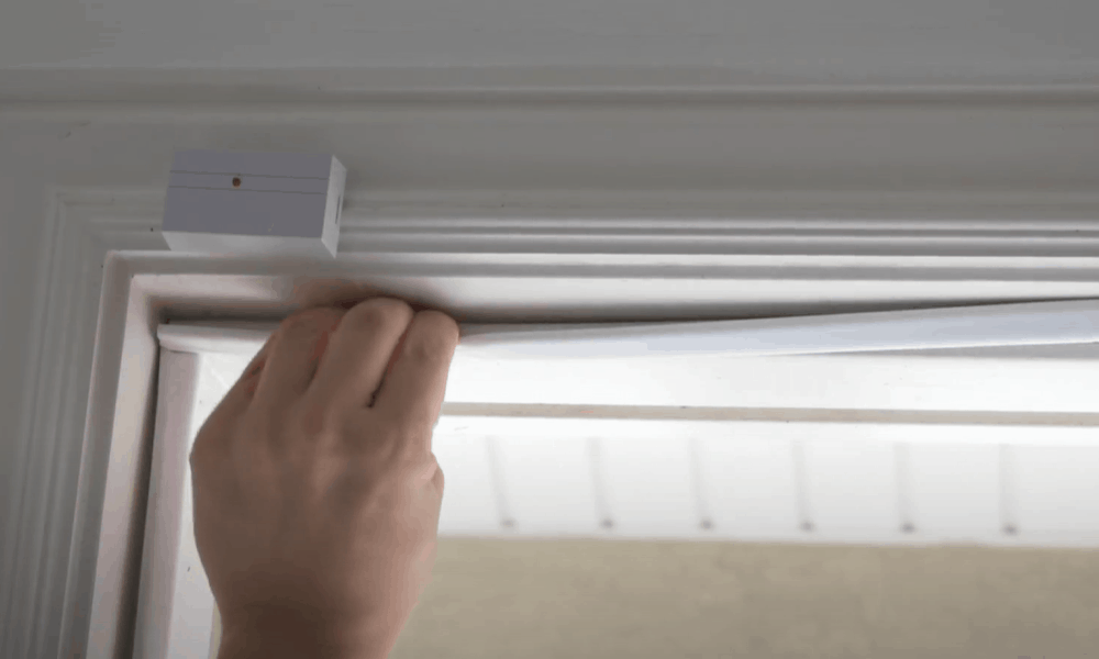 Measure and Cut the Door Weather Stripping