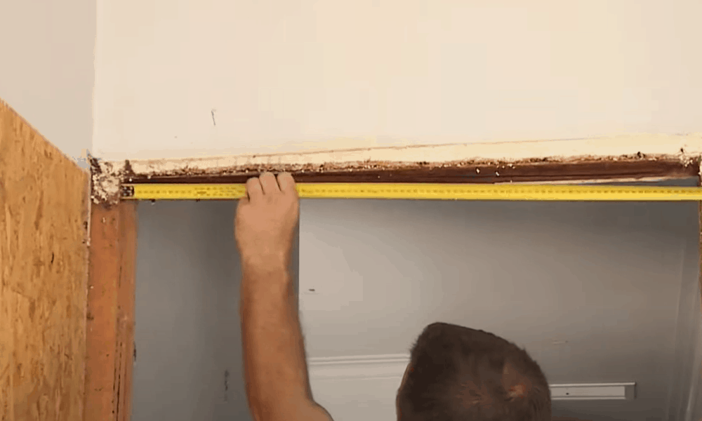 Measure the Width and the Other Sides of the Door Frame
