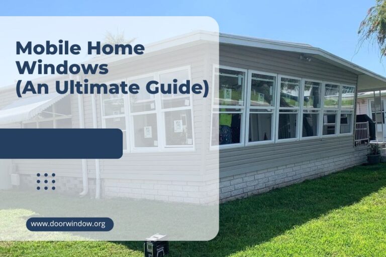 Mobile Home Windows (An Ultimate Guide)