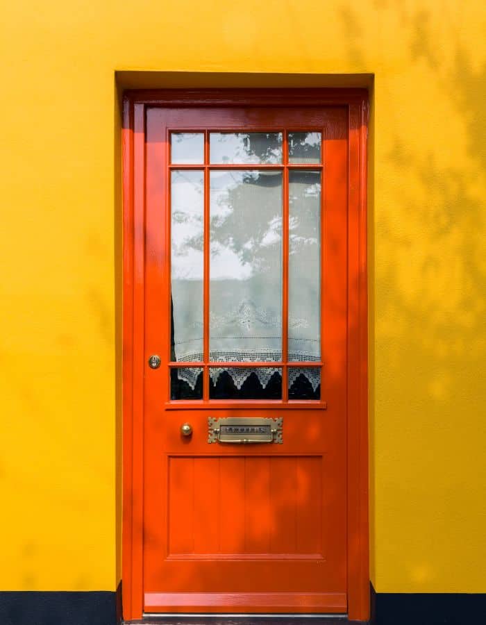 Orange Front Doors