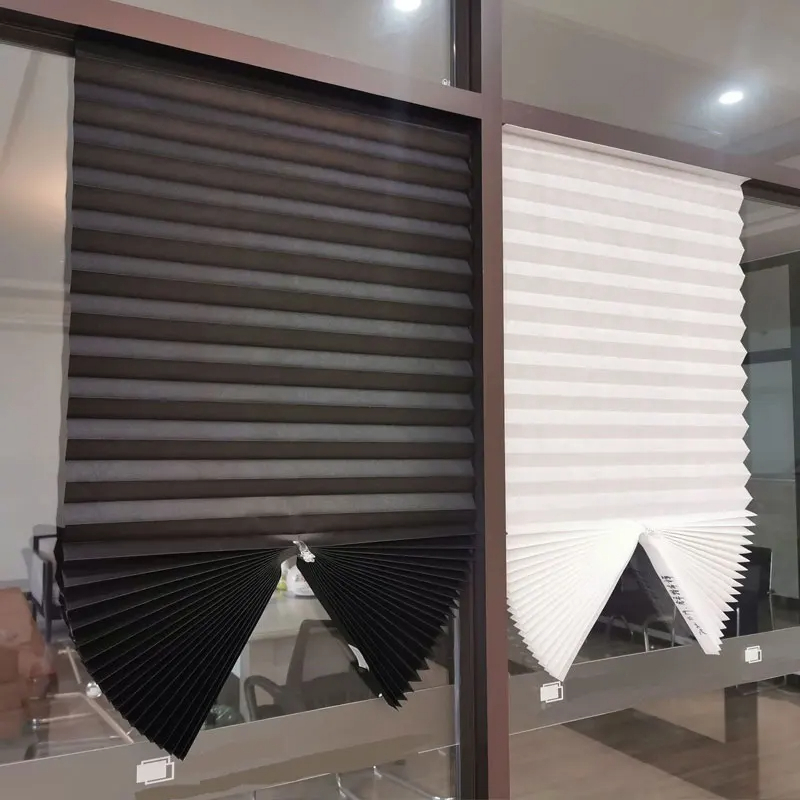 Pleated Roller Non-Woven Window Blinds 1