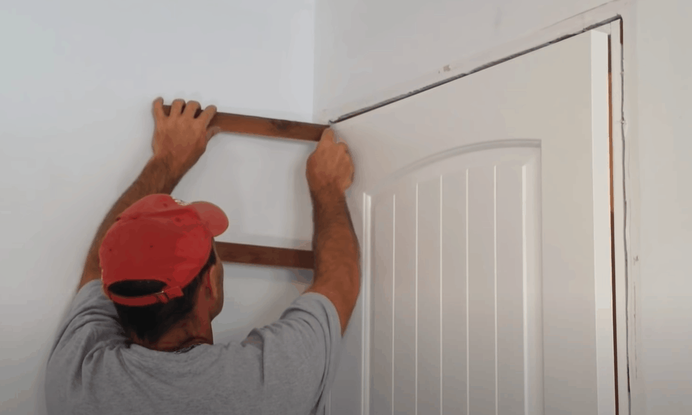 Reinstall the door molding