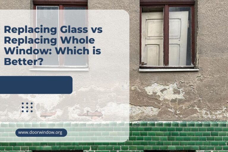 Replacing Glass vs Replacing Whole Window: Which is Better?