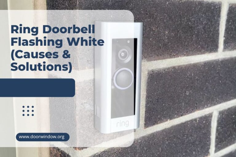 Ring Doorbell Flashing White (Causes & Solutions)