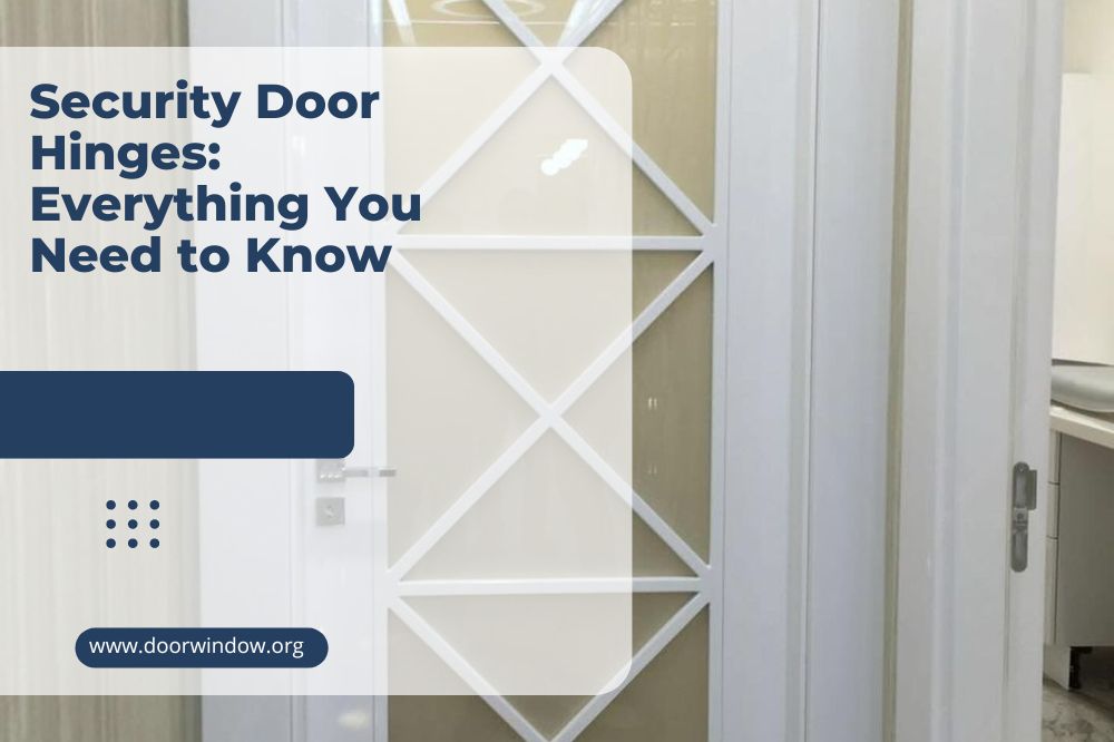 Security Door Hinges Everything You Need to Know