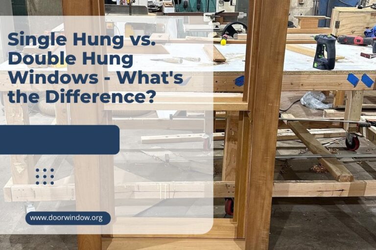 Single Hung vs. Double Hung Windows – What’s the Difference?