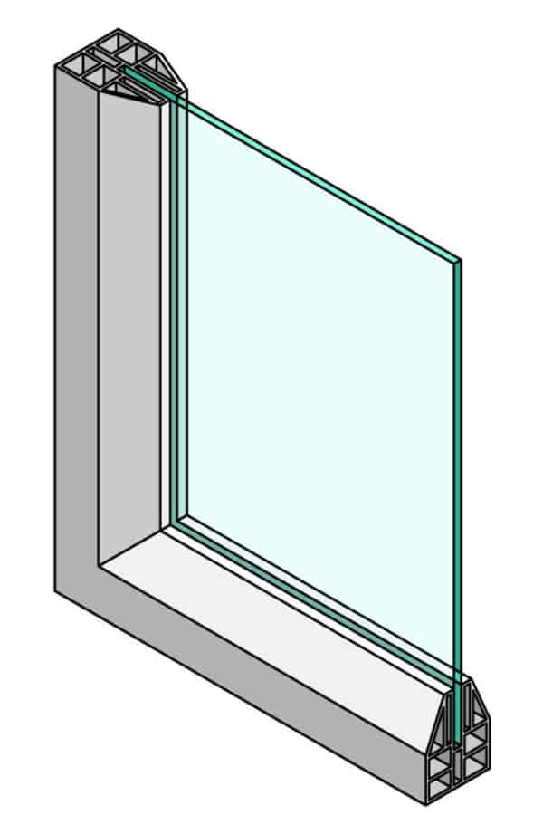 Single-pane windows