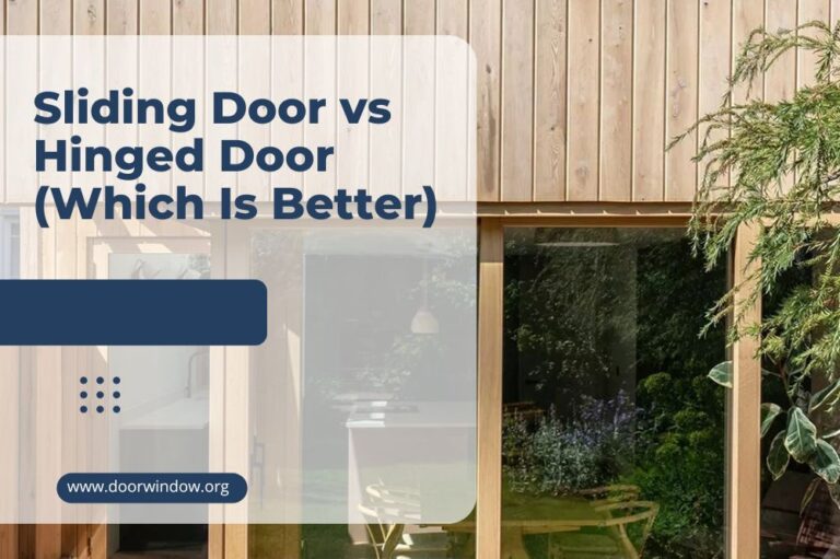 Sliding Door vs Hinged Door (Which Is Better)