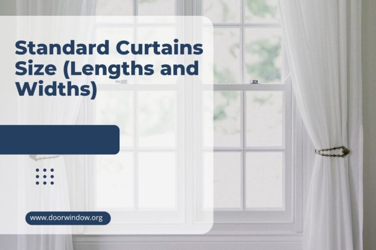 Standard Curtains Size (Lengths and Widths)