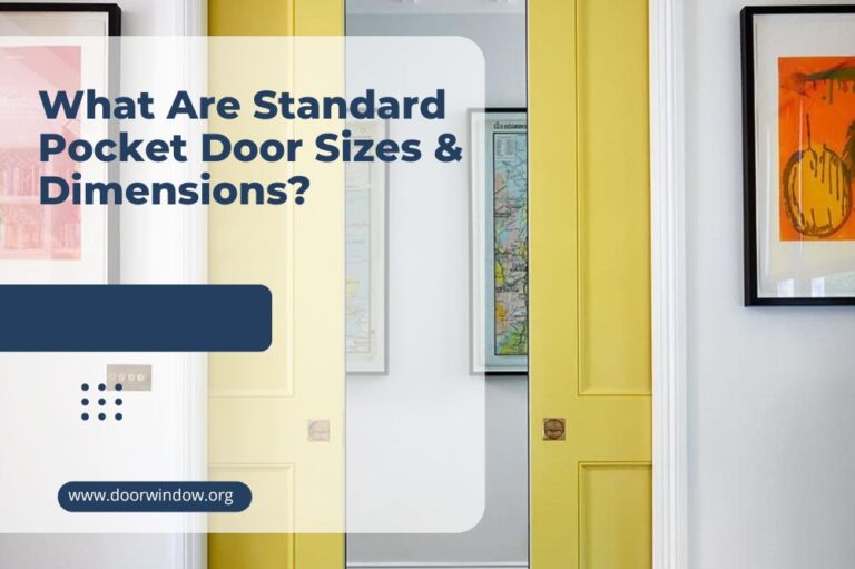 What Are Standard Pocket Door Sizes & Dimensions?