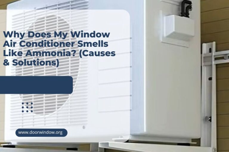 Why Does My Window Air Conditioner Smells Like Ammonia? (Causes & Solutions)