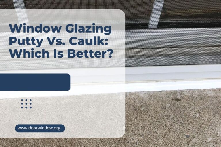 Window Glazing Putty Vs. Caulk: Which Is Better?