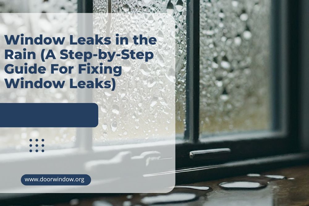 Window Leaks in the Rain