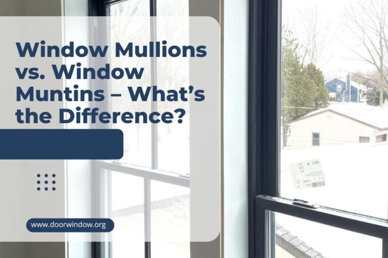 Window Mullions vs. Window Muntins – What’s the Difference?