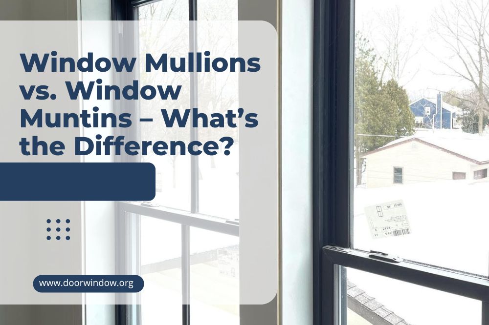 Window Mullions vs. Window Muntins – What’s the Difference