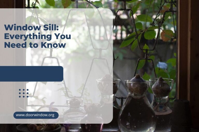 Window Sill: Everything You Need to Know